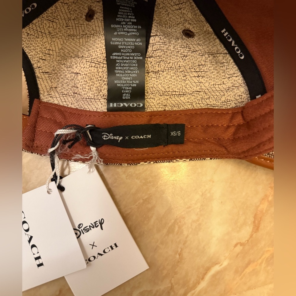 Disney X Coach Signature Baseball Hat With Patches - Picture 7 of 8